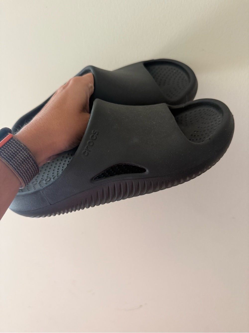 CROCS Women’s Slip-On Black Slide Sandals